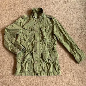 J Crew Olive Vintage Military Jacket